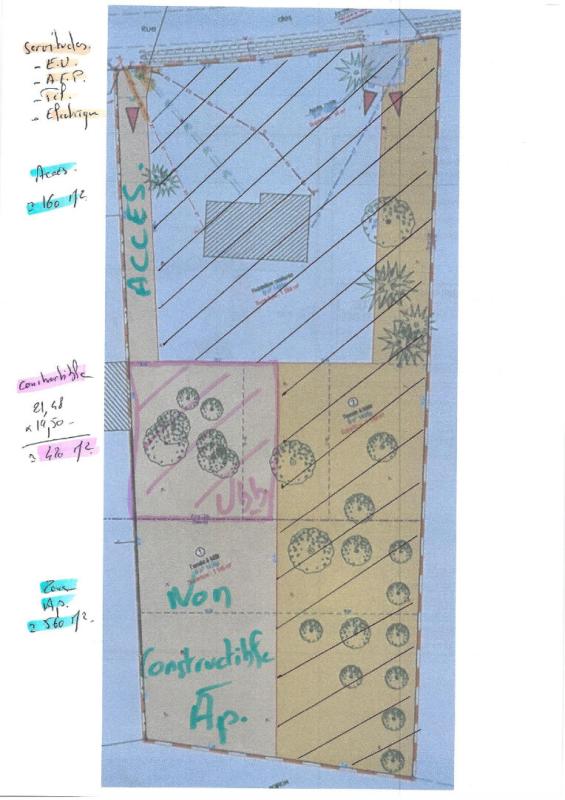 SèVREMOINE Terrain constructible St Crespin 1146 M² en second rideau, non viabilisé. Accès avec empierrement réalisé (avec passage des fourreaux) 11