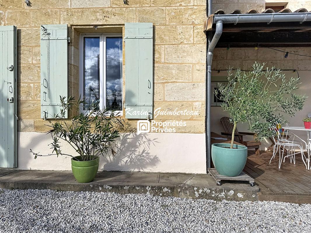SAINT-EMILION Maison en pierre avec vue, 4 chambres, garage, jardin 12