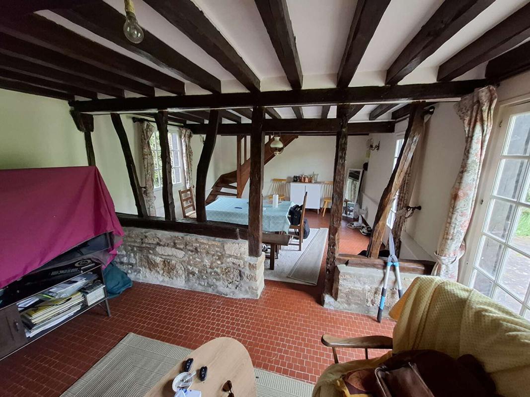 AUBRY-LE-PANTHOU Maison de campagne en colombage 6 pièce(s) 87 m2 + terrain 6