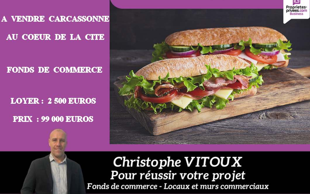 CARCASSONNE 11000 CARCASSONNE - CESSION DE BAIL, RESTAURANT, SNACK, FAST FOOD 1