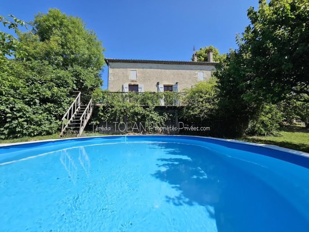 LAROQUE-TIMBAUT Laroque-Timbaut, maison 18ème, 324 m², 10 pièces, double garage, terrasses, vue 16