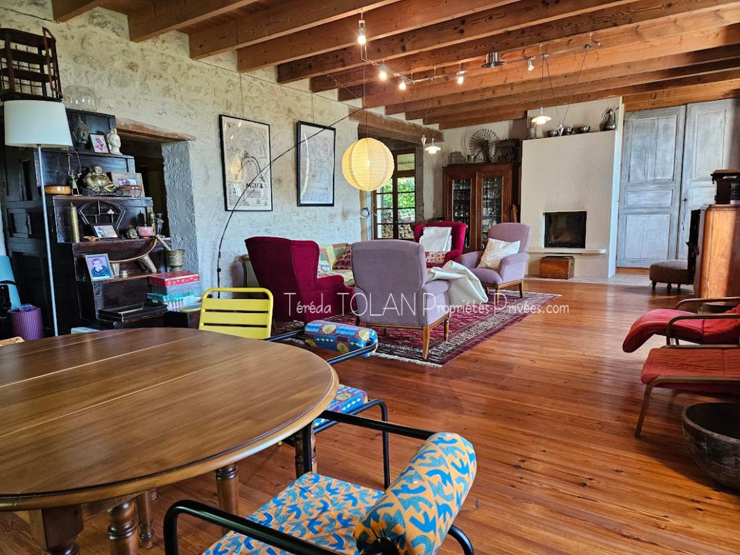 LAROQUE-TIMBAUT Laroque-Timbaut, maison 18ème, 324 m², 10 pièces, double garage, terrasses, vue 5