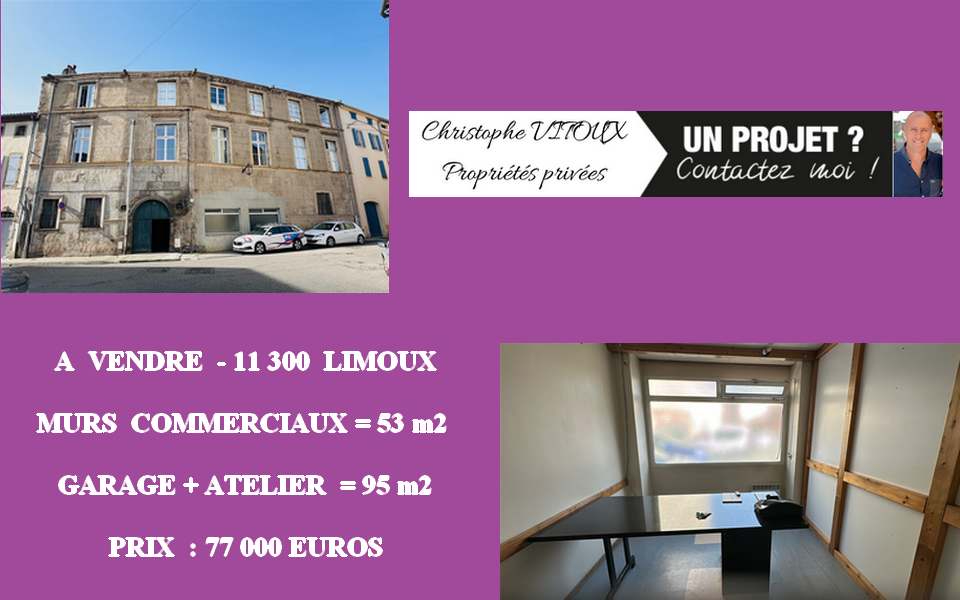 LIMOUX Murs commerciaux + garage - 11300 LIMOUX 1