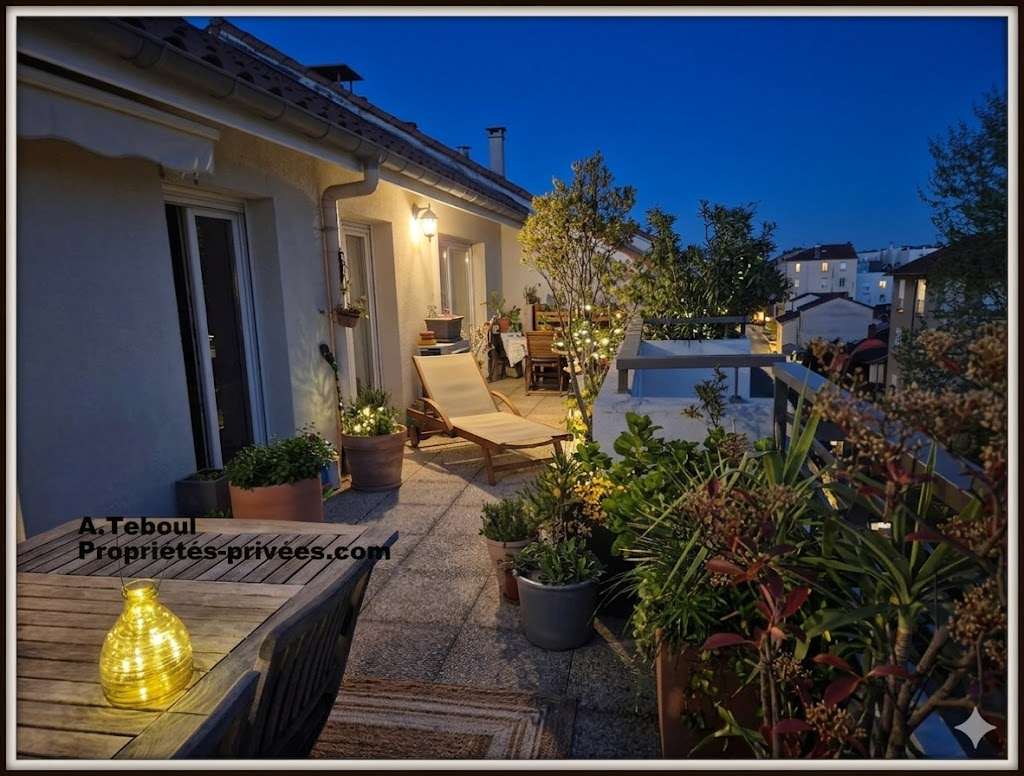 VILLEURBANNE TOIT/TERRASSE SUR VILLEURBANNE/ GRATTE CIEL NORD :DERNIER ETAGE  DE 126M² AVEC TERRASSE DE 35M² CIEL OUVERT 1