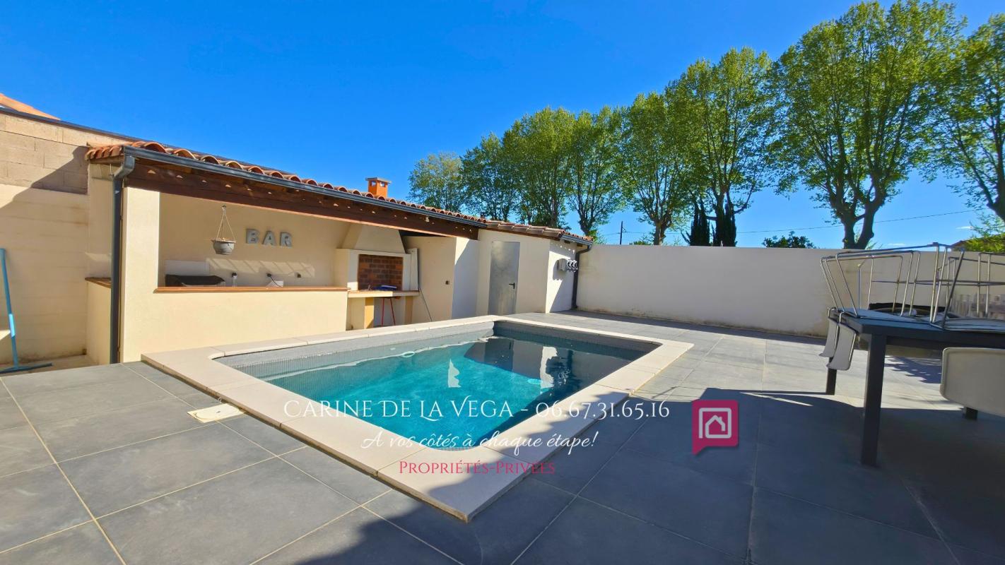 TOURBES Villa contemporaine plain-pied de 127m² avec piscine à deux pas de Pézenas 16
