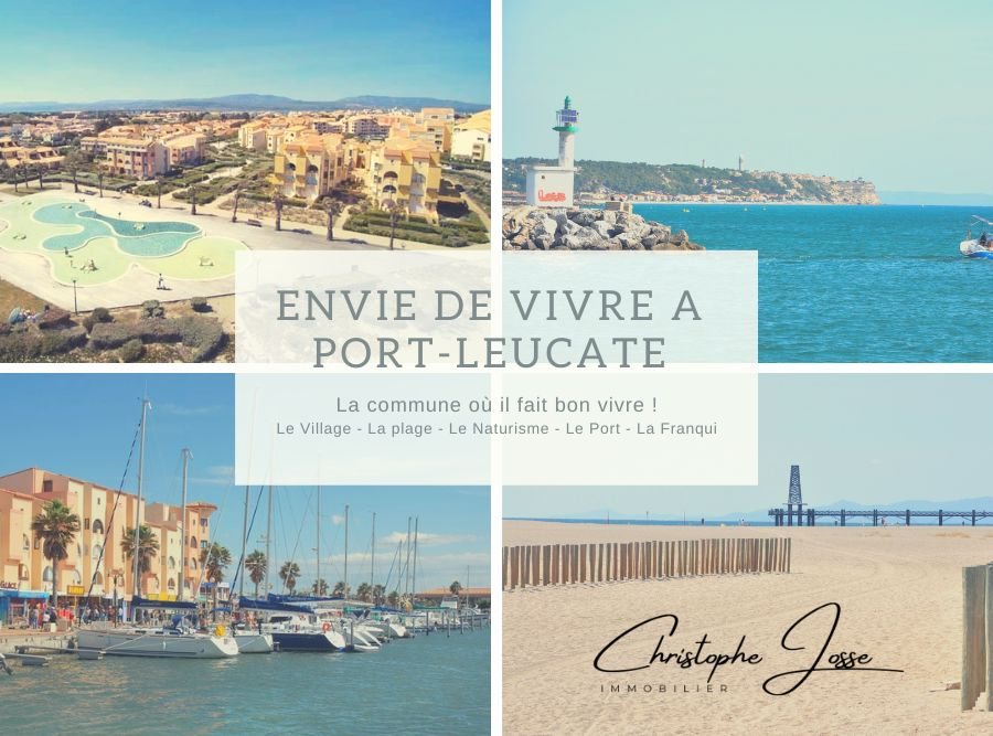 PORT LEUCATE T2 vue mer avec loggia, accès direct plage et parking privé 11