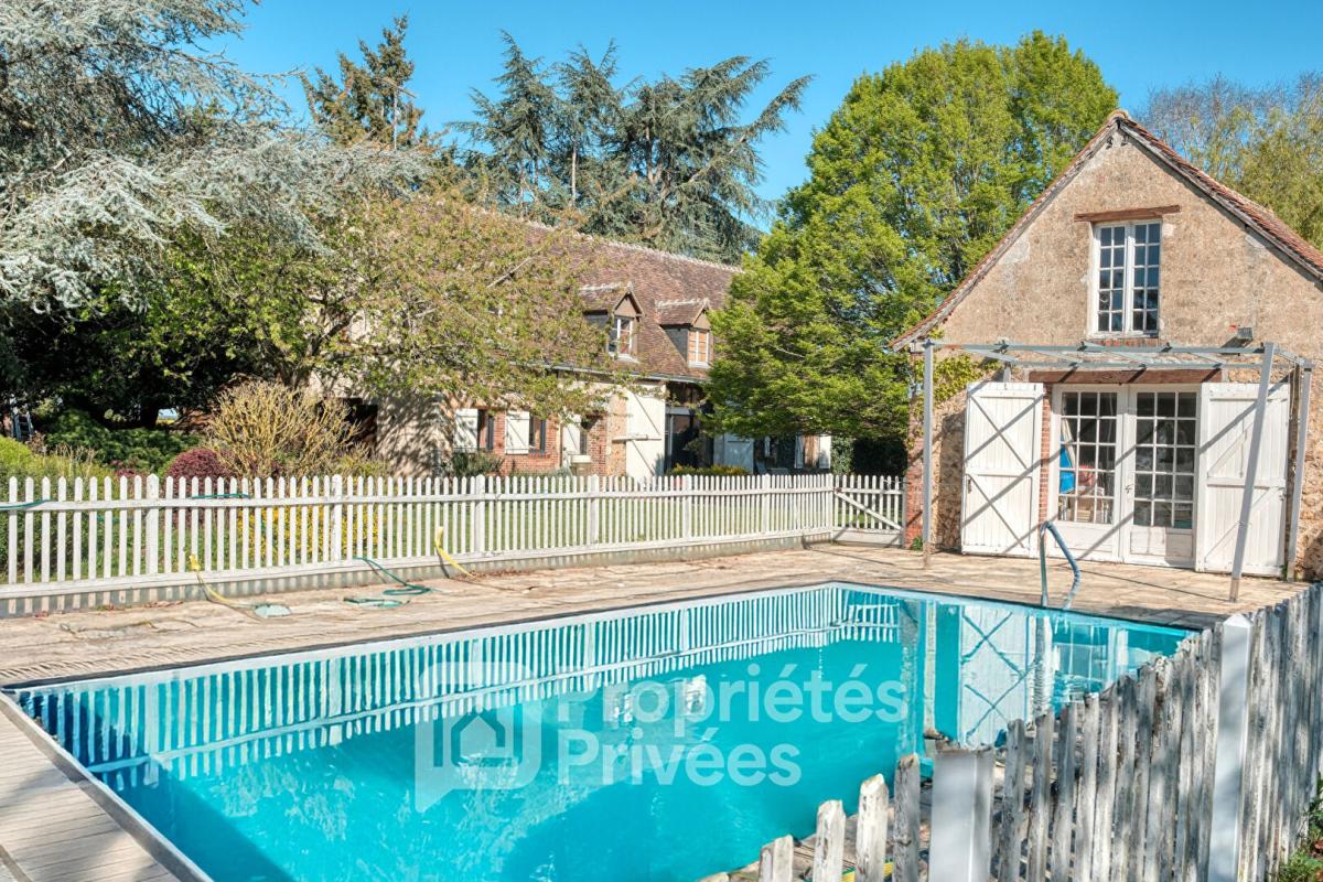 SAINT-DENIS-LES-PONTS L'OASIS : propriété de caractère à 1h30 de Paris 6