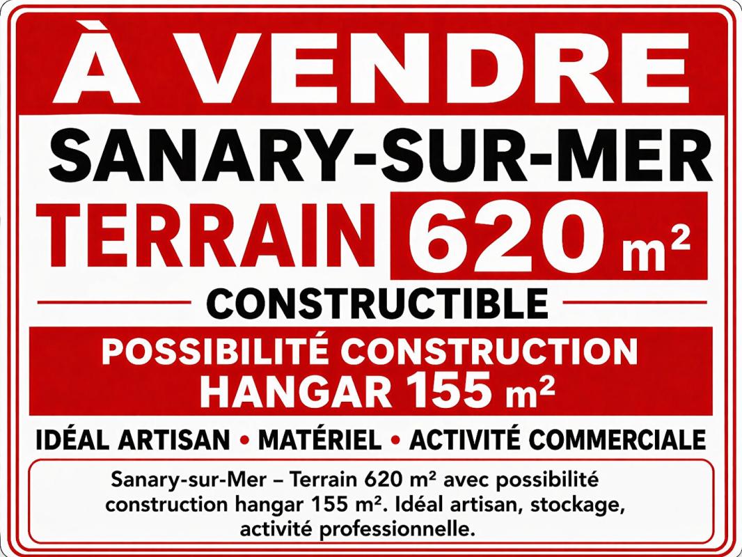SANARY-SUR-MER Sanary sur Mer -Terrain Constructible de 620m² 1