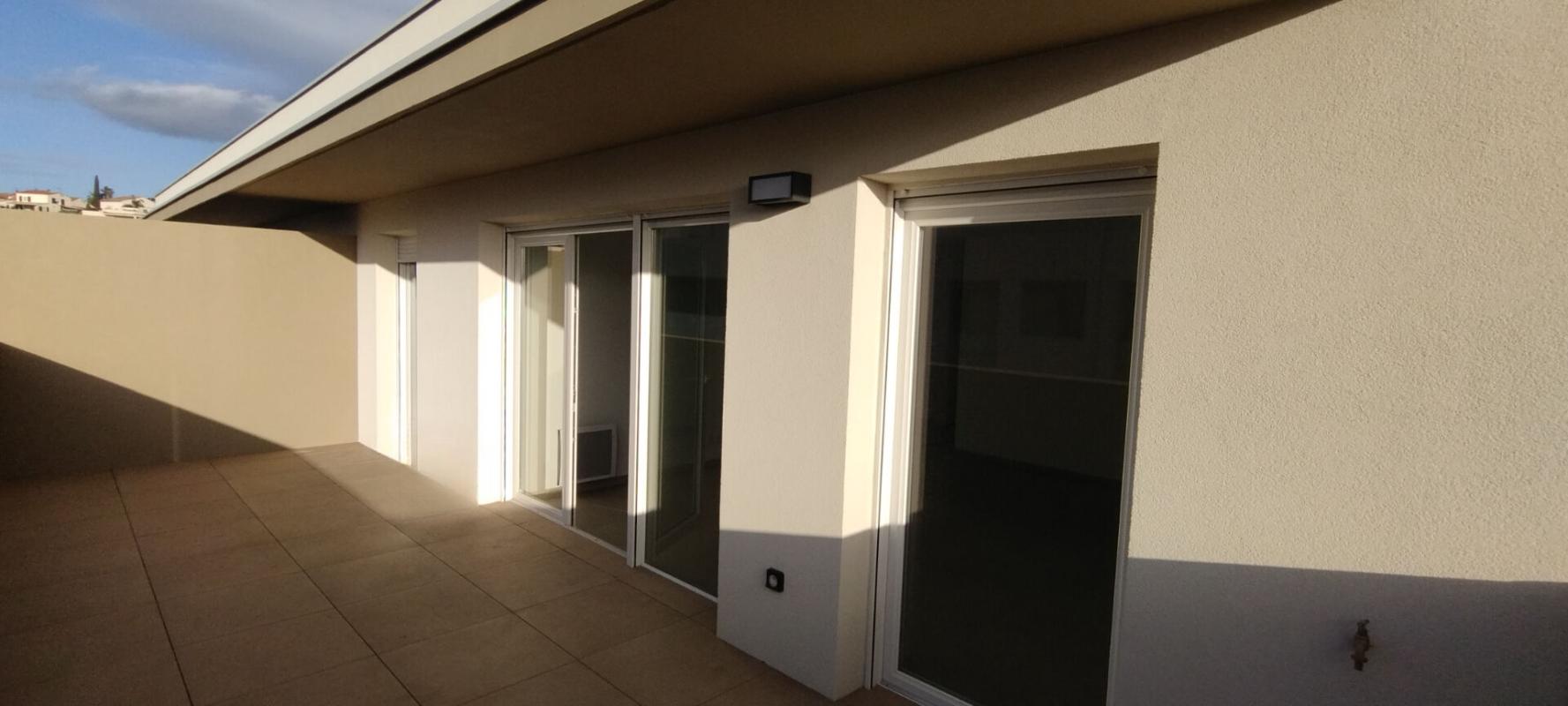 BEZIERS T4 d'exception en dernier étage, avec sa terrasse privée côté salon et sa terrasse côté chambre 5