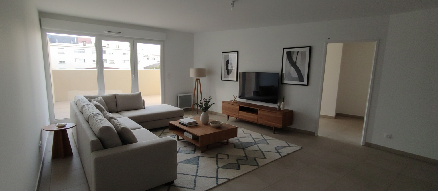 BEZIERS T4 d'exception en dernier étage, avec sa terrasse privée côté salon et sa terrasse côté chambre 6