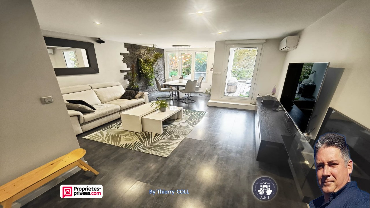 LYON-7E-ARRONDISSEMENT Appartement Lyon 3 pièce(s) 75  M² terrasse 14