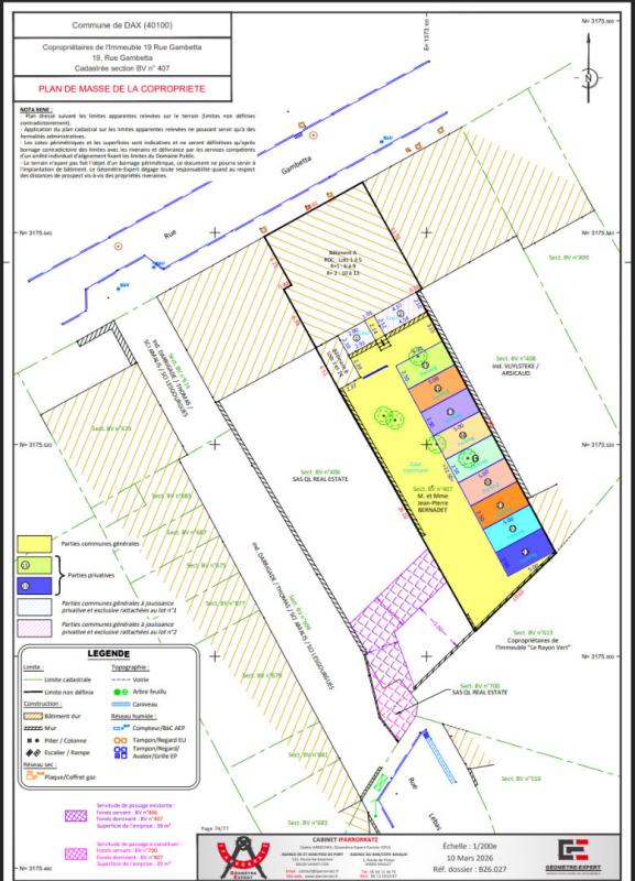 DAX LOT N°1 STUDIO DE TYPE 1 EN PLATEAU  PROCHE CENTRE VILLE DE DAX 2