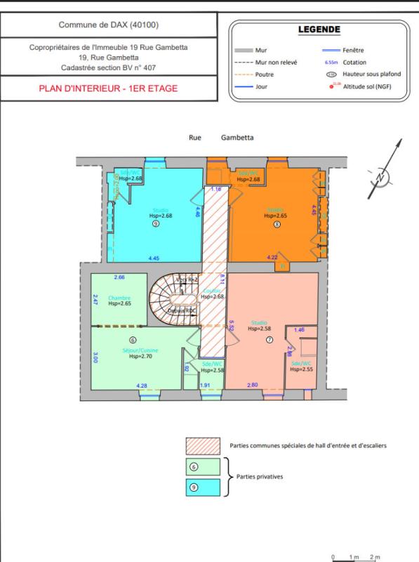 DAX LOT N°1 STUDIO DE TYPE 1 EN PLATEAU  PROCHE CENTRE VILLE DE DAX 4