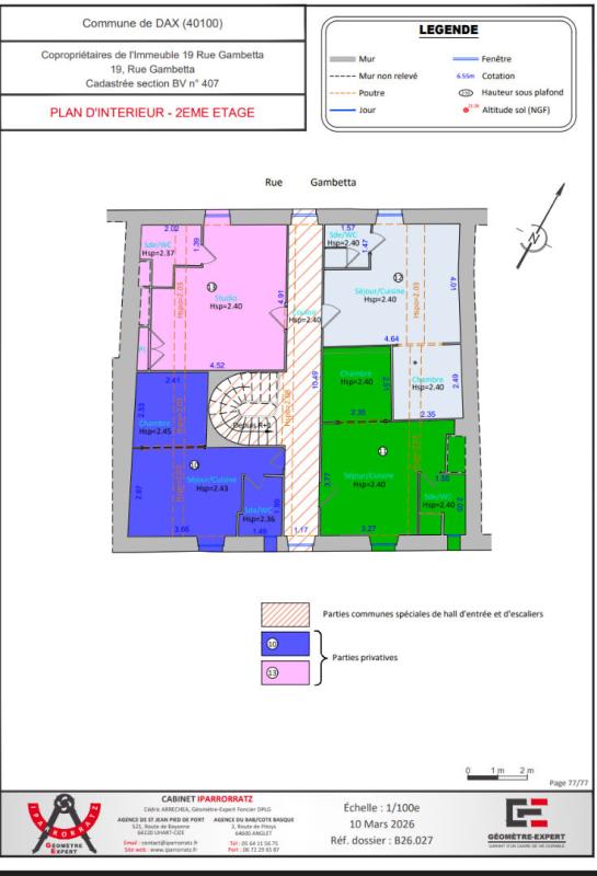DAX LOT N°1 STUDIO DE TYPE 1 EN PLATEAU  PROCHE CENTRE VILLE DE DAX 5