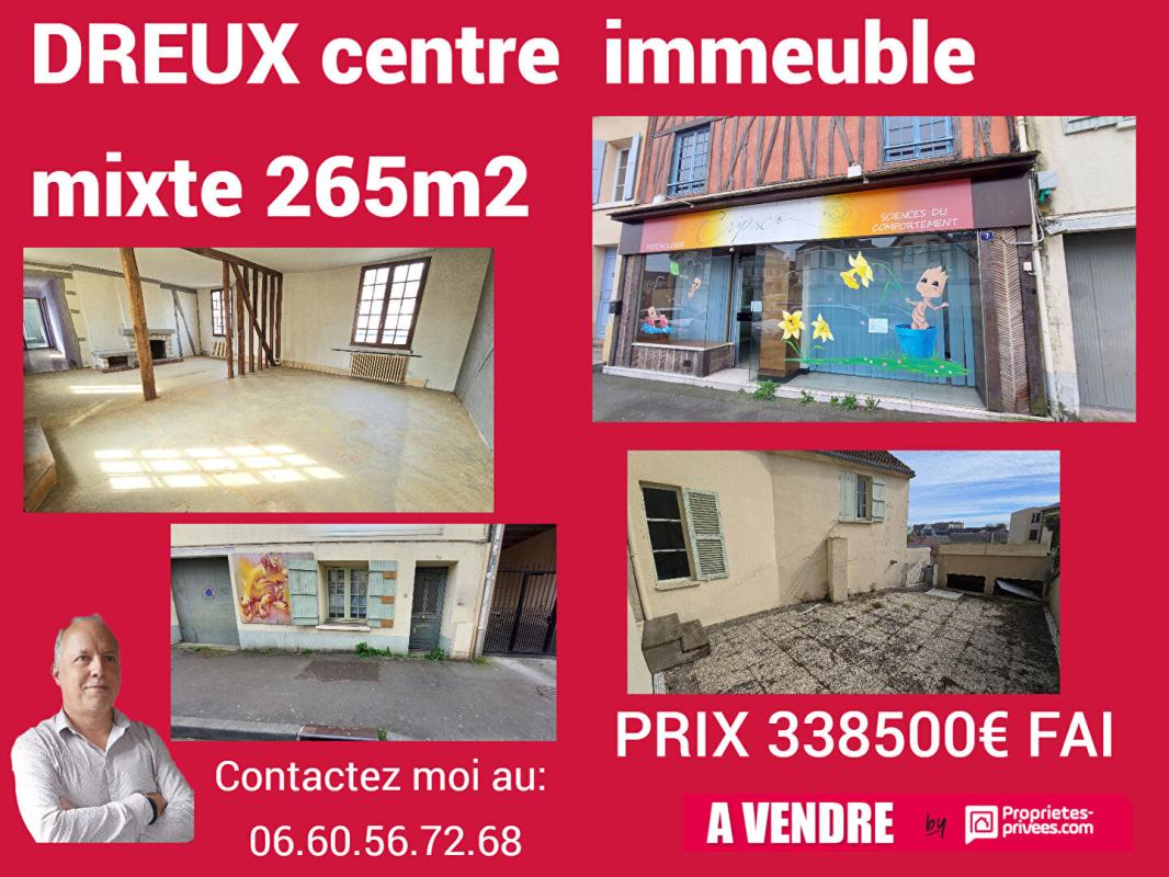 DREUX Immeuble centre ville Dreux 12 pièce(s) 265 m2 1