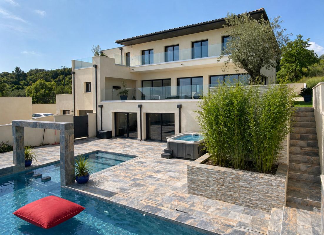 VILLENEUVE-LES-AVIGNON Villa d'exception avec vue panoramique, prestations haut de gamme 1