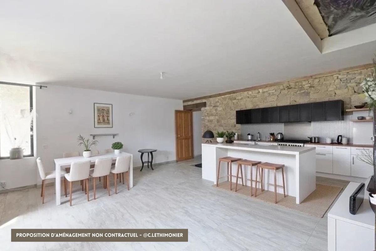 LAILLE 35890 LAILLÉ - Longère + Grange - 6 Pièces  - 169 m2 5