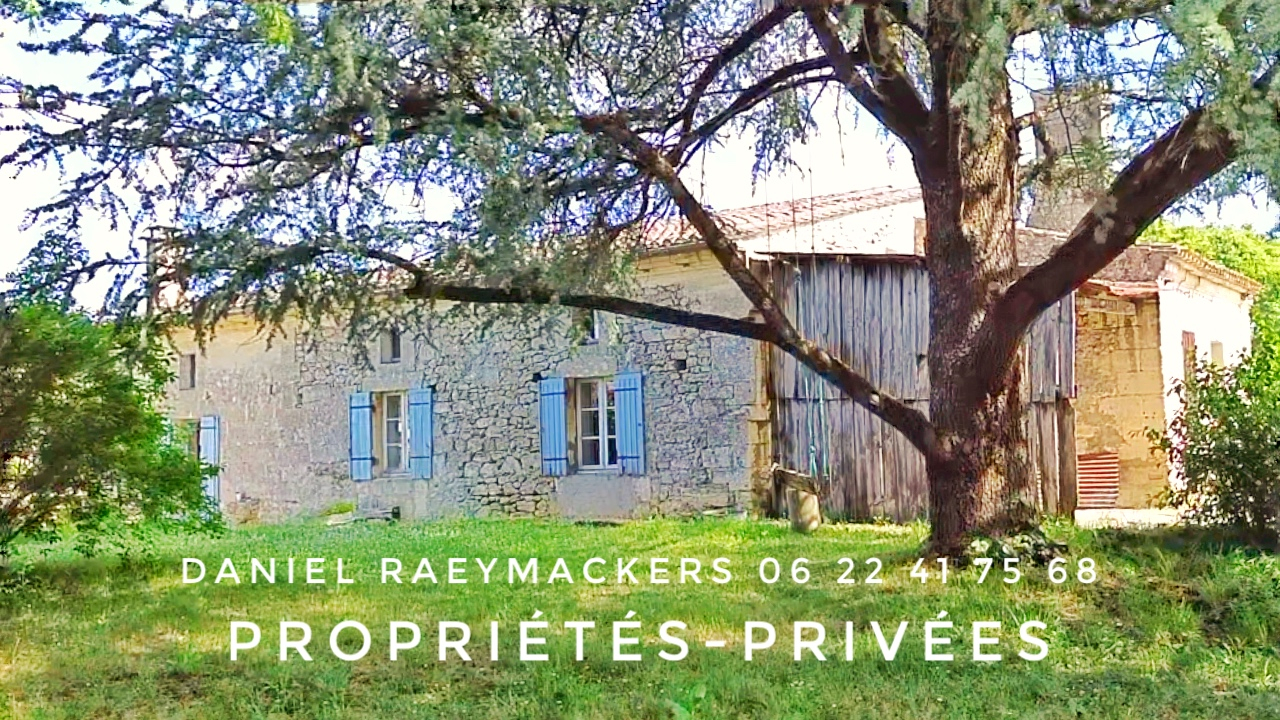 BLESIGNAC Maison de caractère en pierre Blesignac 4 pièce(s) avec grange et jardin au calme 11