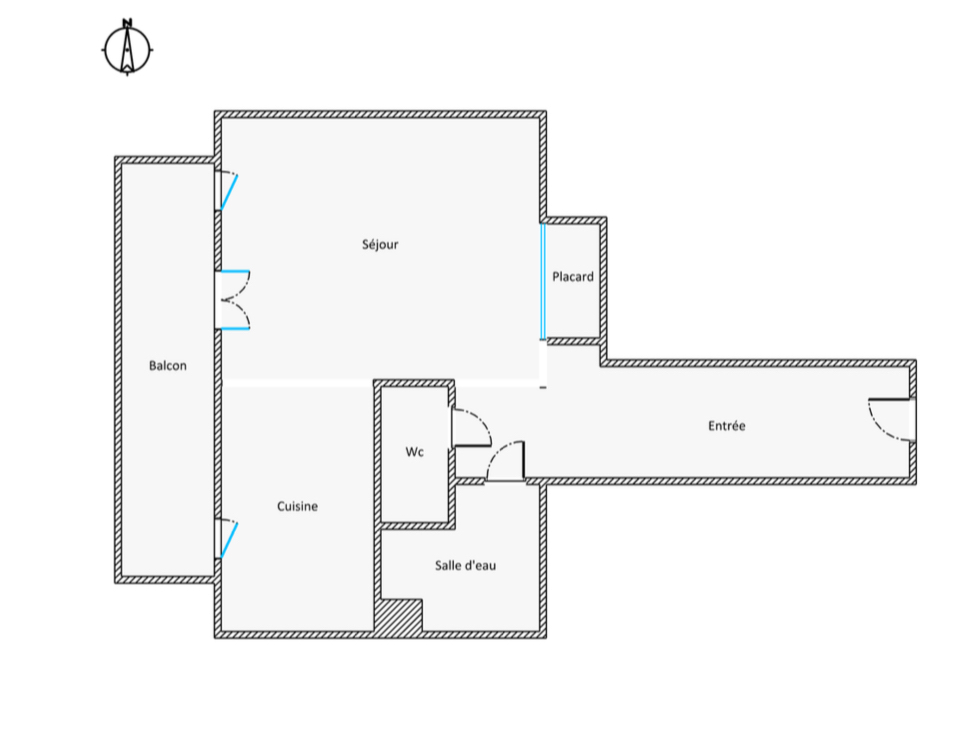 LE KREMLIN-BICETRE Charmant studio rénové avec balcon 30.80 m2 6