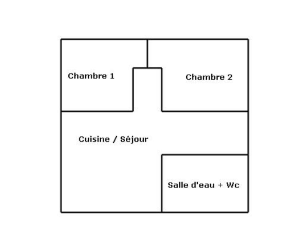 GRENOBLE Appartement T3, 2 chambres Rue Coppée DPE D 60 m² RDC surélevé investisseur primo accédant 11