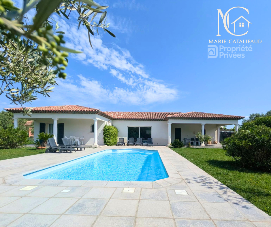 LE MUY Villa plain pied avec piscine et double garage dans un quartier calme ! 1