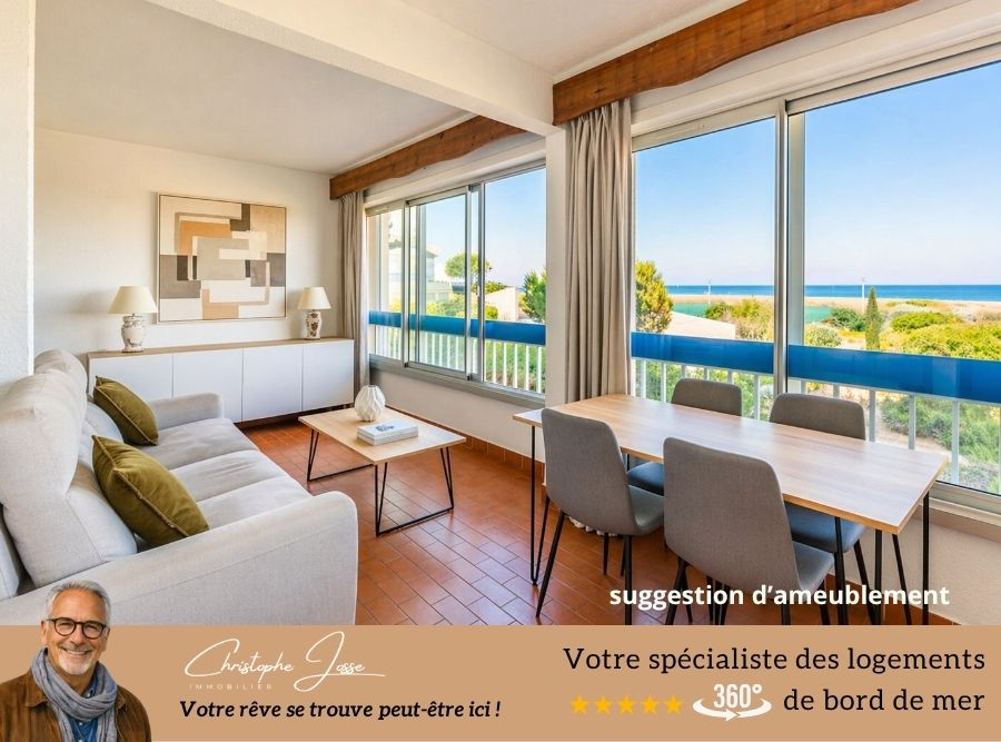 PORT LEUCATE Appartement  4-6 couchages face mer 10
