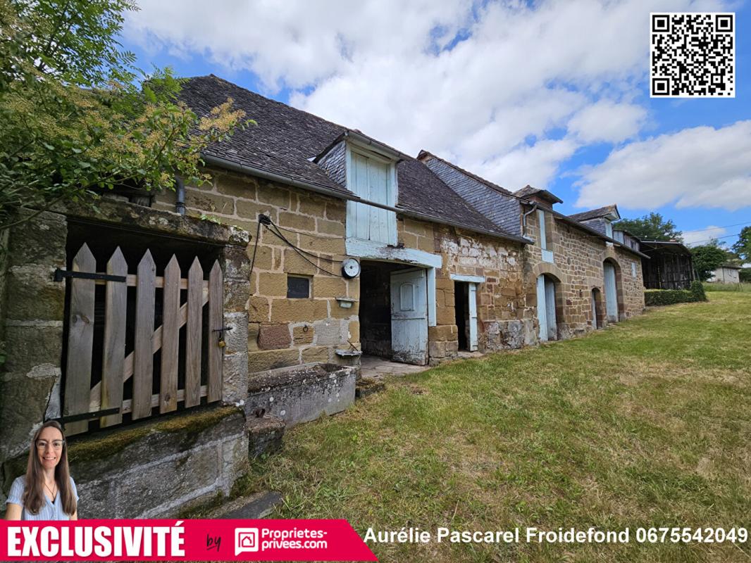 BRIVE-LA-GAILLARDE EXCLUSIVITE : Maison en pierre + Grange à 5 min de Brive sur TERRAIN de 8000m² avec PUITS et RUISSEAU 12