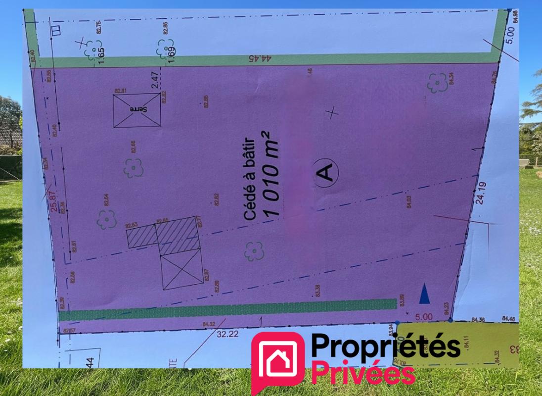 ANET Terrain 1010m2  constructible libre constructeur centre Anet 127000 FAI 3