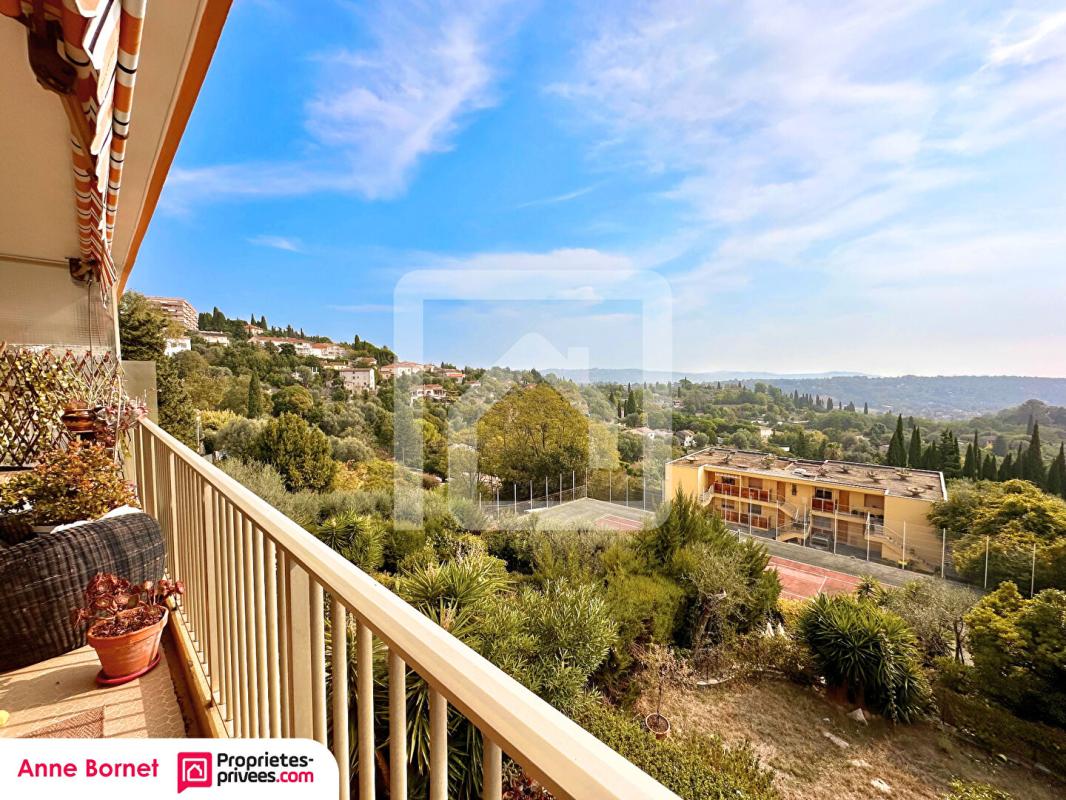 GRASSE Appartement 4 pièces 93 m2 avec terrasse vue panoramique mer, garage, parking privatif et cave 1