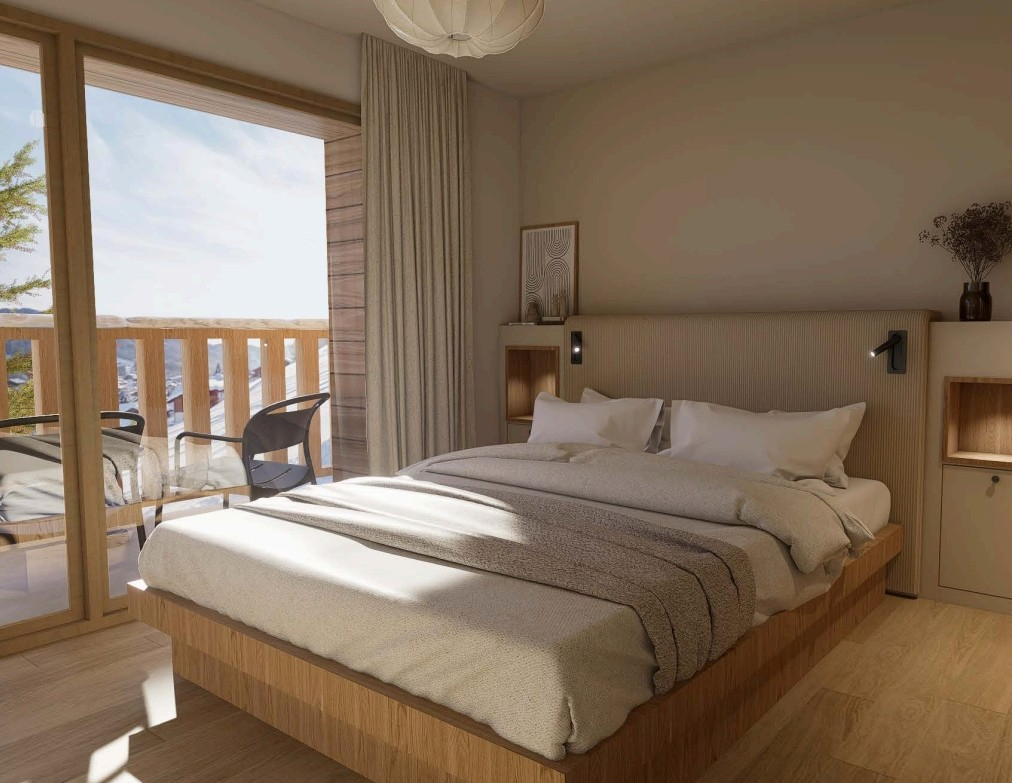 LES GETS LES GETS , Appartement standing ,2 pièces 49 m2 , 603 000 euros  1h15 de Genève , 2h20 de Lyon 2