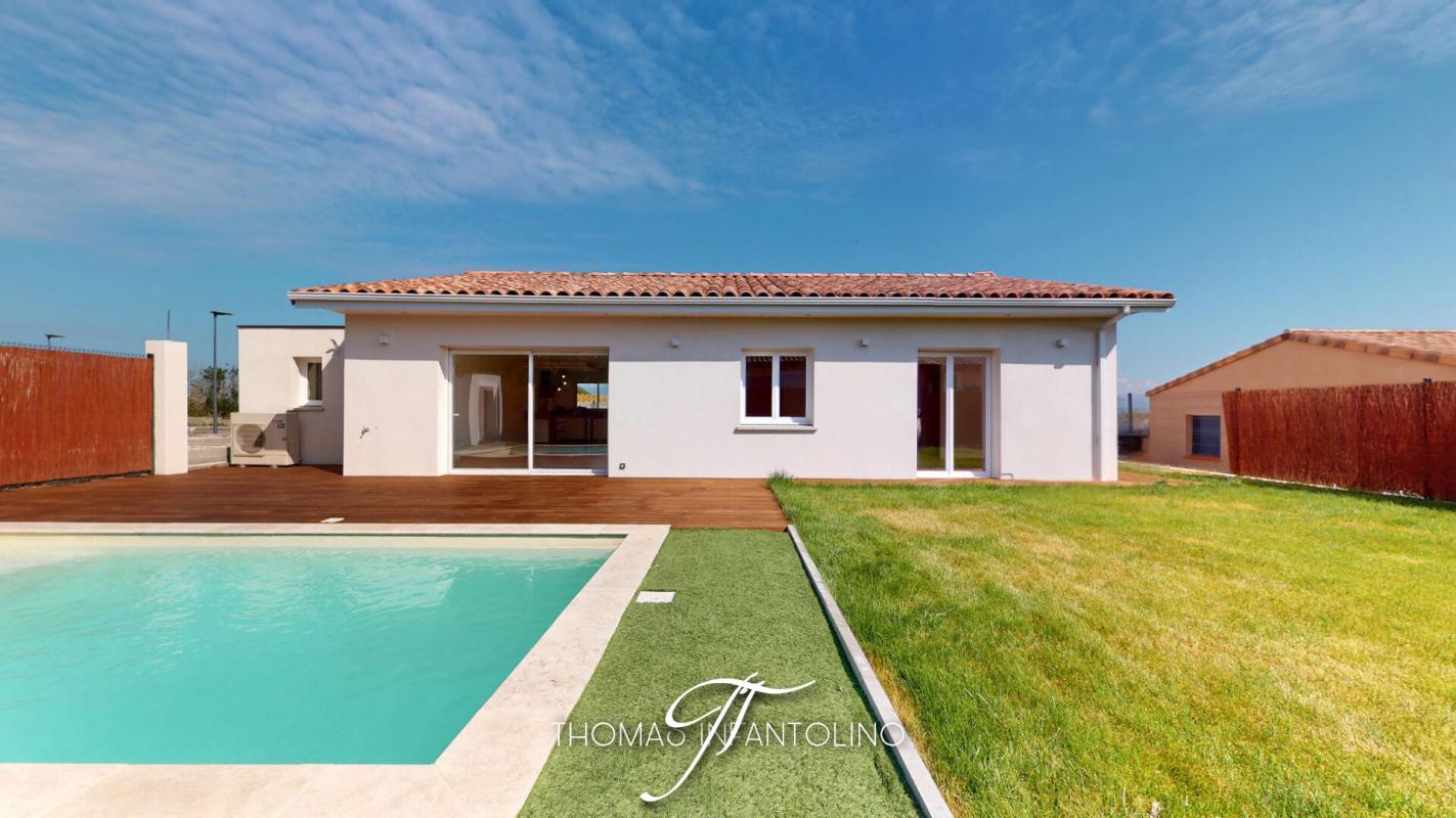 BARBAIRA EN EXCLUSIVITE - PLAIN PIED - 3 FACES - 3 CHAMBRES DONT UNE SUITE PARENTALE - PISCINE - CLIMATISATION GAINABLE 1