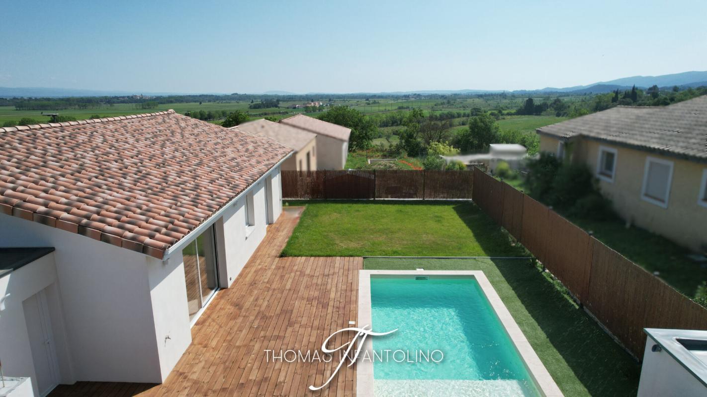 BARBAIRA EN EXCLUSIVITE - PLAIN PIED - 3 FACES - 3 CHAMBRES DONT UNE SUITE PARENTALE - PISCINE - CLIMATISATION GAINABLE 15