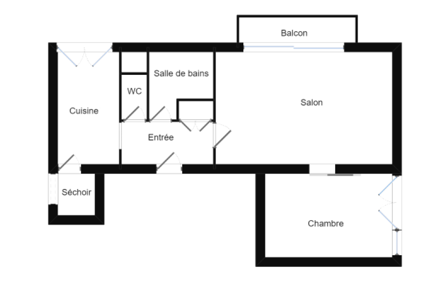 NANTES APPARTEMENT TYPE 2 NANTES BELLEVUE 4