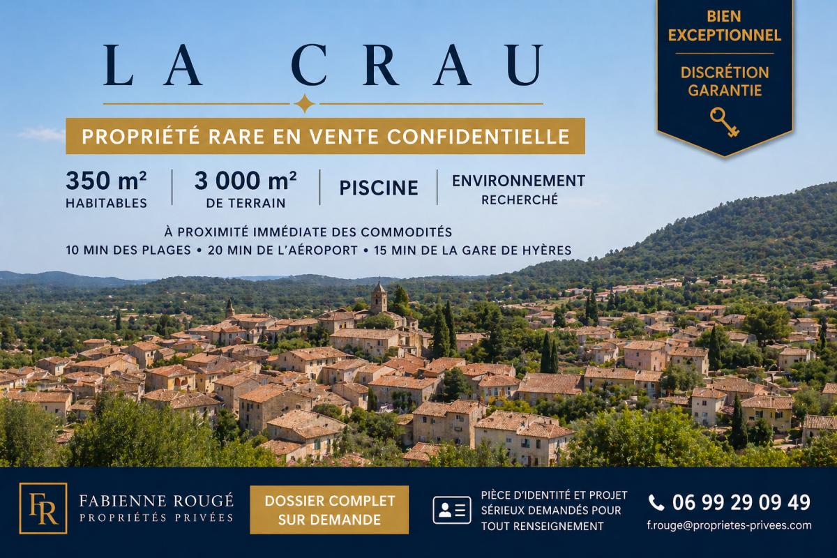 LA CRAU LA CRAU - Villa 350 m² avec piscine sur terrain de 3 000 m² 1