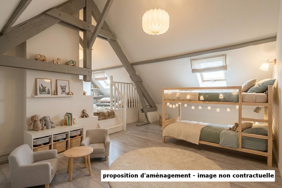 SOISSONS Maison rénovée avec dépendance et cour close - Charme, volumes et potentiel 12