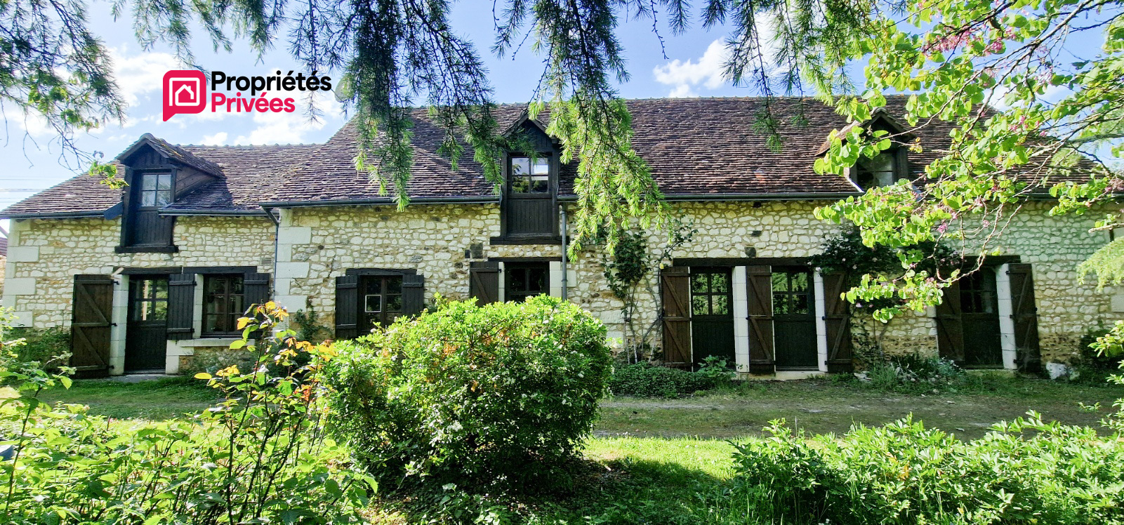 BAUDRES Baudres - longère de plain-pied 180 m² - 6 pièces/4 chambres - ascenseur - jardin arboré 1