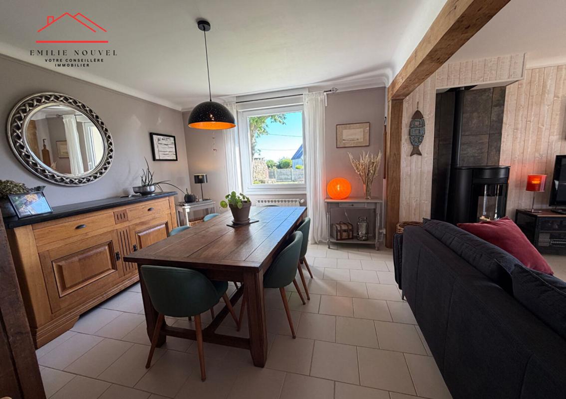PLEUBIAN Maison néo-bretonne 126 m² avec sous-sol total 10