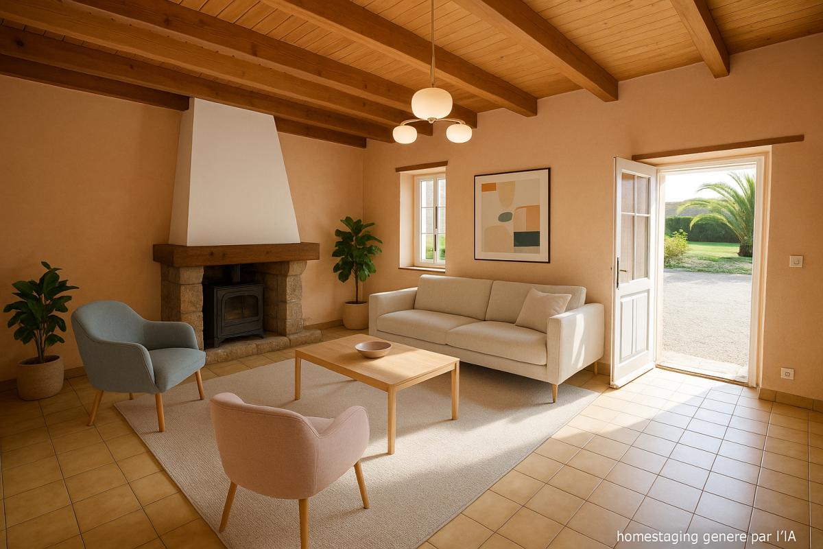 PLEUMEUR-GAUTIER Corps de ferme en pierre à Pleumeur-Gautier , 4 ch potentielles ,Dépendances , 14 912 m² ,Proche plages (Côtes-d'Armor) 10