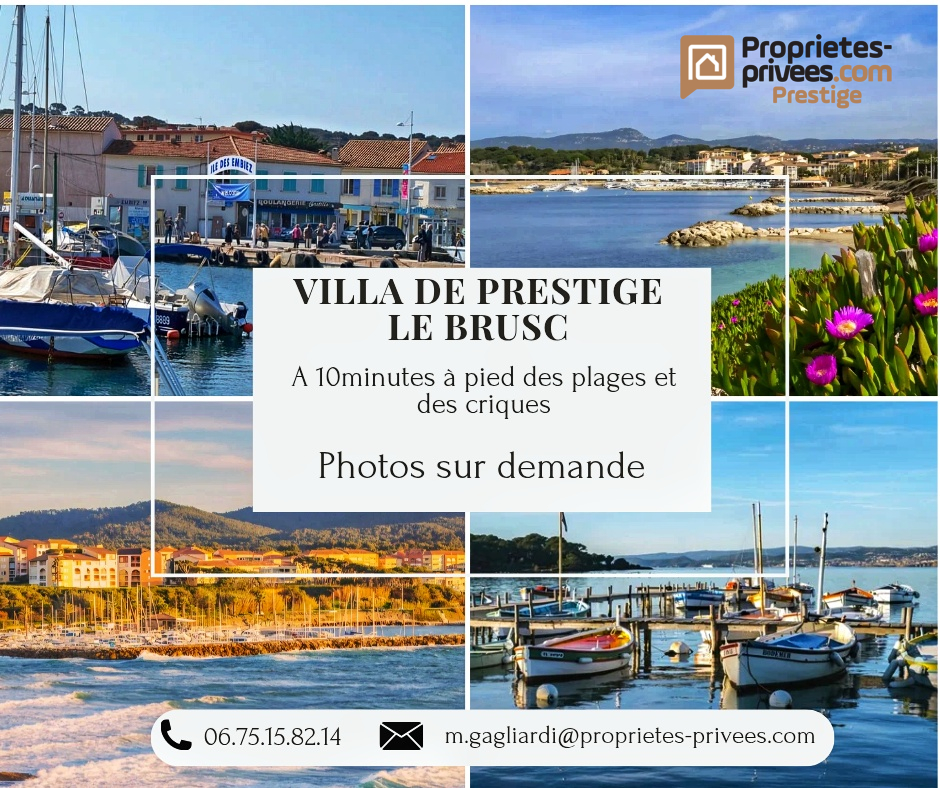 SIX-FOURS-LES-PLAGES VILLA LE BRUSC- A DEUX PAS DES PLAGES 1