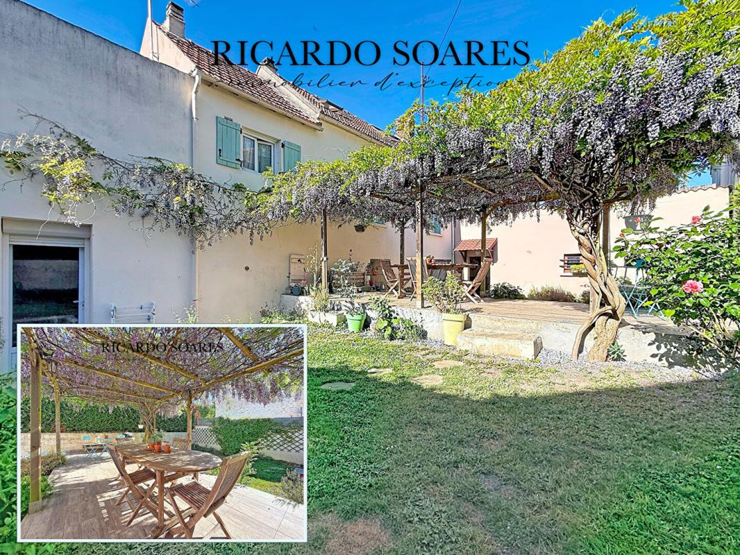 VEMARS VEMARS 95470 - MAISON DE CARACTÈRE 115m2 AU SOL / 3 CHAMBRES / GARAGE 50m2 / MAGNIFIQUE JARDIN / CAVE 16