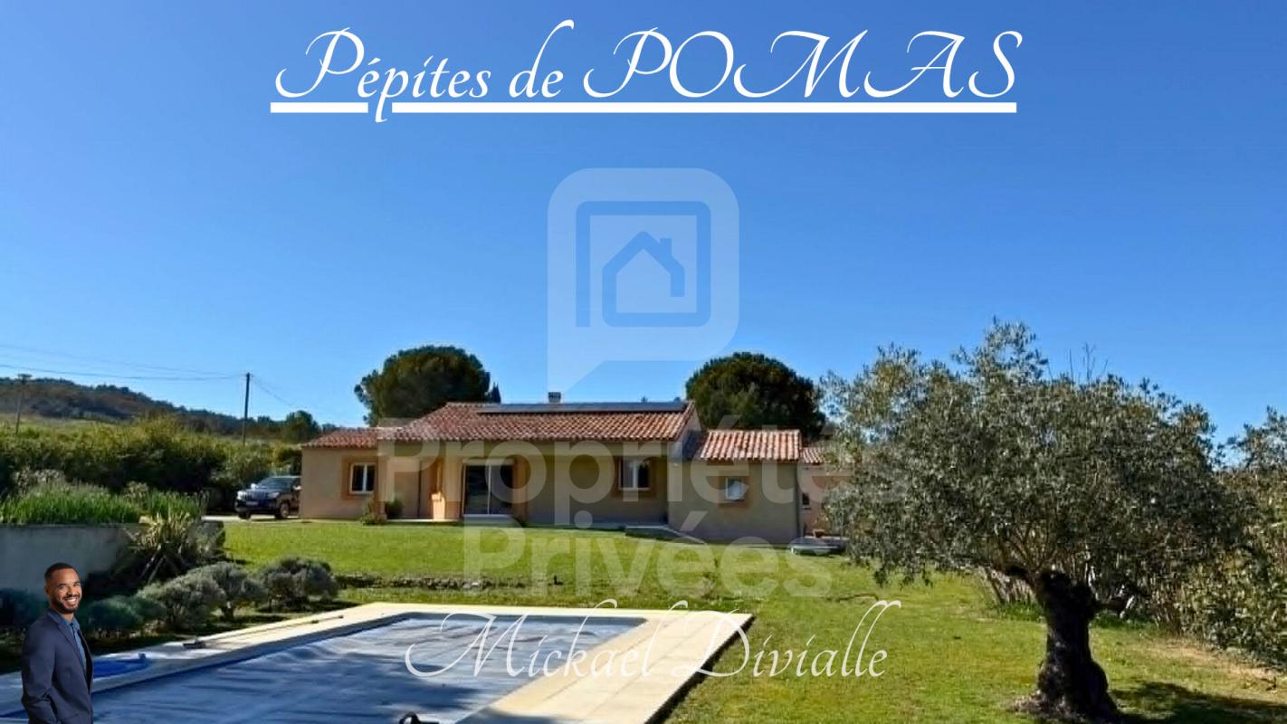POMAS Maison de plain-pied Entre vallée et vignes a Pomas 1