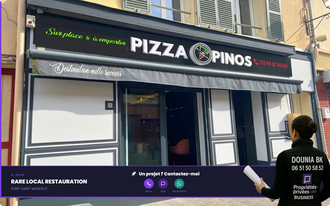 PONT-SAINTE-MAXENCE RARE LOCAL COMMERCIAL RESTAURATION LIBRE 1