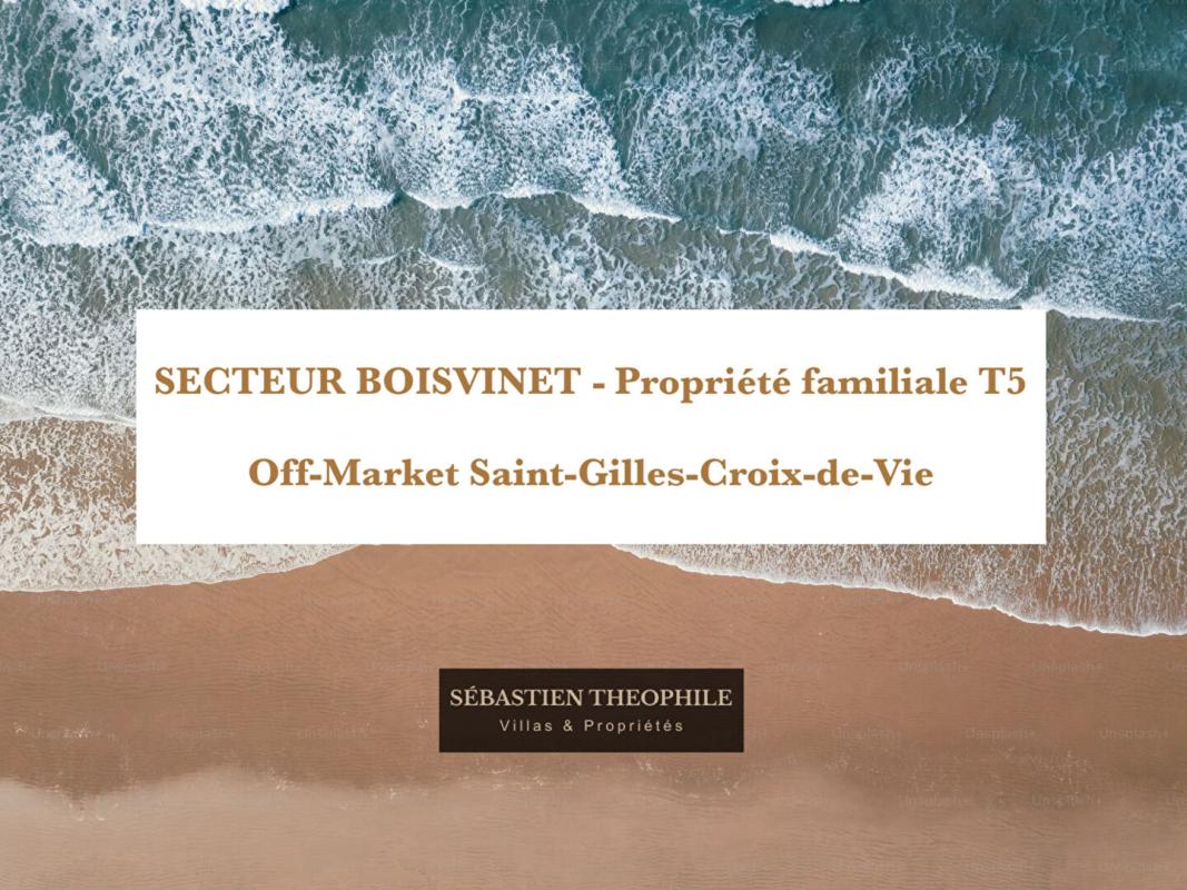 SAINT-GILLES-CROIX-DE-VIE Maison Saint Gilles Croix De Vie 5 pièce(s) 136 m2 1