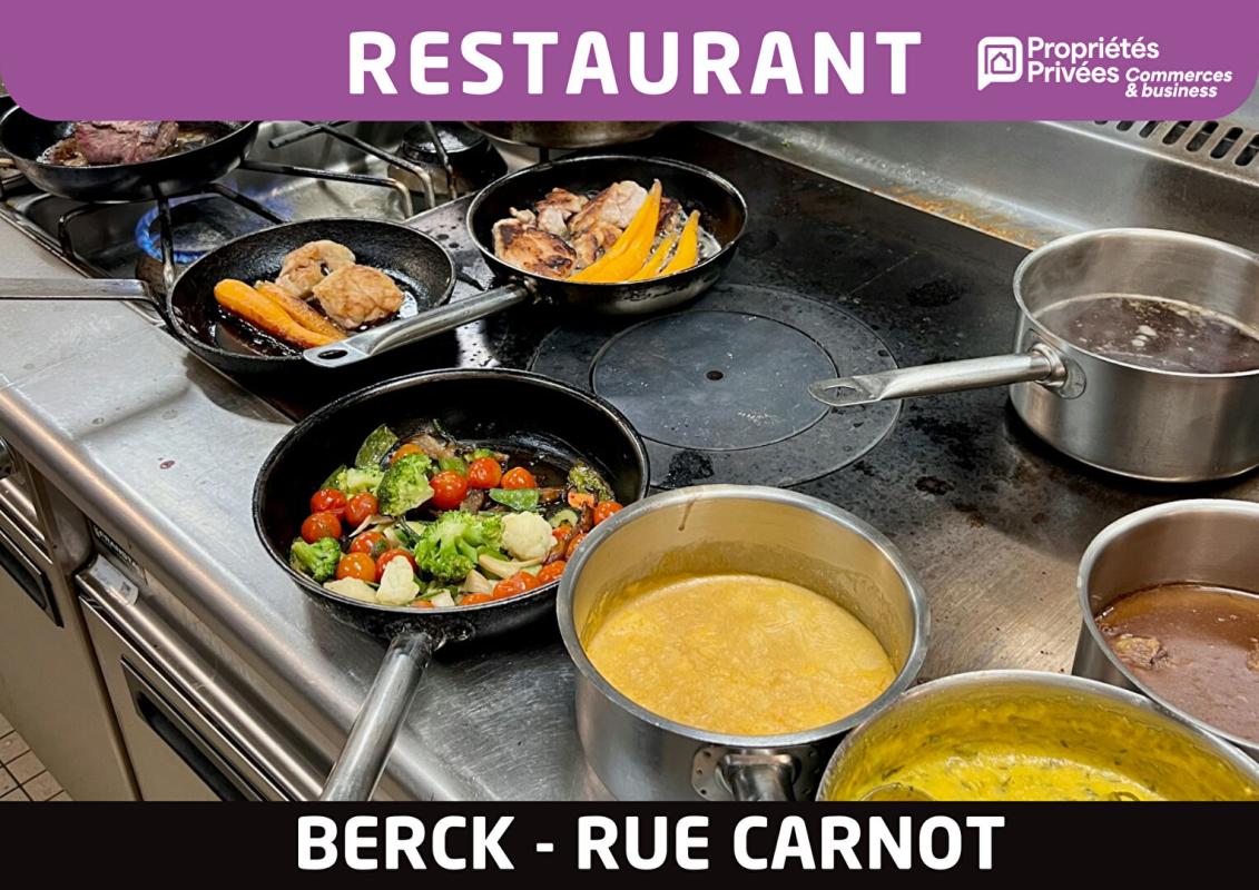 BERCK Berck-sur-Mer - Restaurant 45 couverts - 110 m2 - Rue Carnot - Emplacement n°1 2