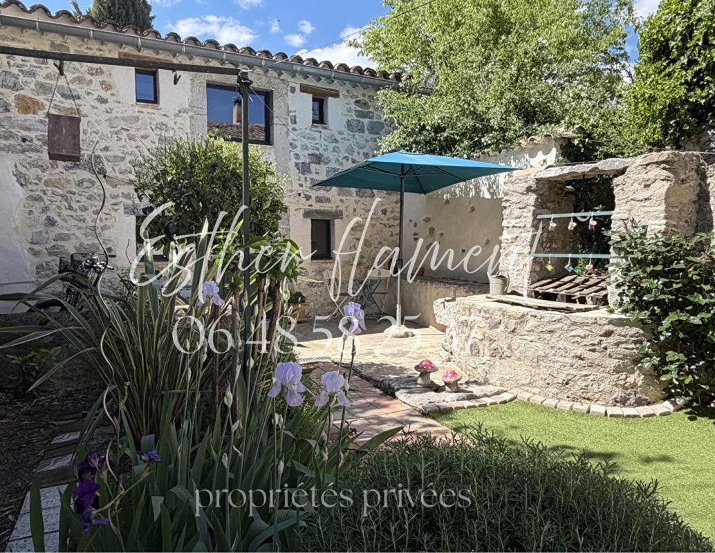 SAINT-HIPPOLYTE-DU-FORT Maison  de village en pierre Saint Hippolyte Du Fort 4 CHAMBRES ET JARDIN 2