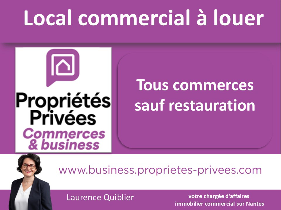 NANTES 44000 NANTES - LOCAL COMMERCIAL 59 m² A LOUER - PROCHE PLACE ROYALE 6