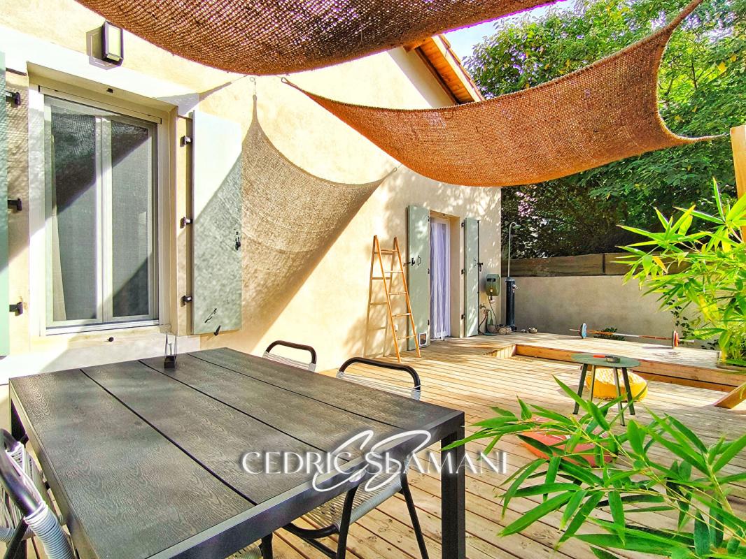 CARCASSONNE MAISON PLAIN PIED 70 M2, 2 CHAMBRE, CUISINE AMERICAINE, SALON CATHEDRALE, SALLE D EAU, WC, JARDIN, GARAGE 3