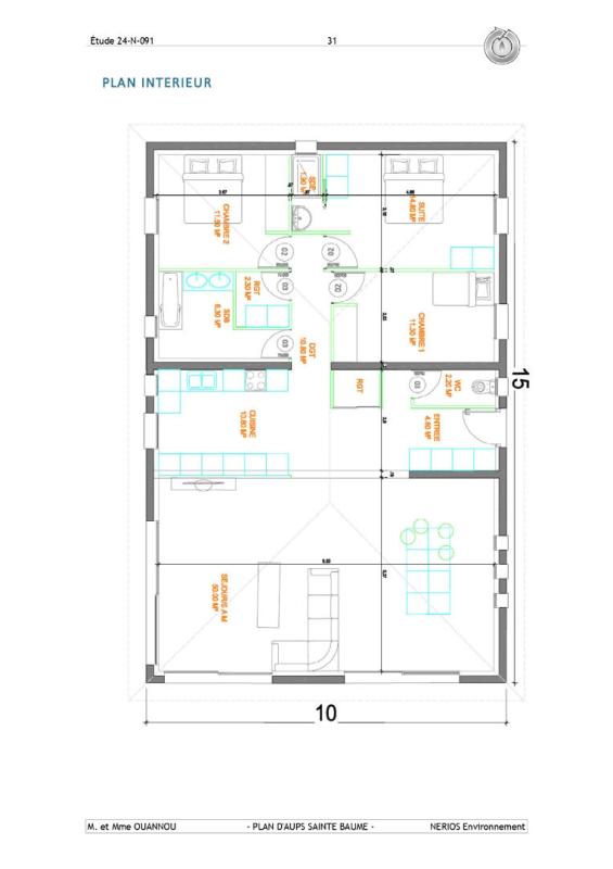 PLAN-D'AUPS-SAINTE-BAUME Terrain  2000 m2 PC accorde 5