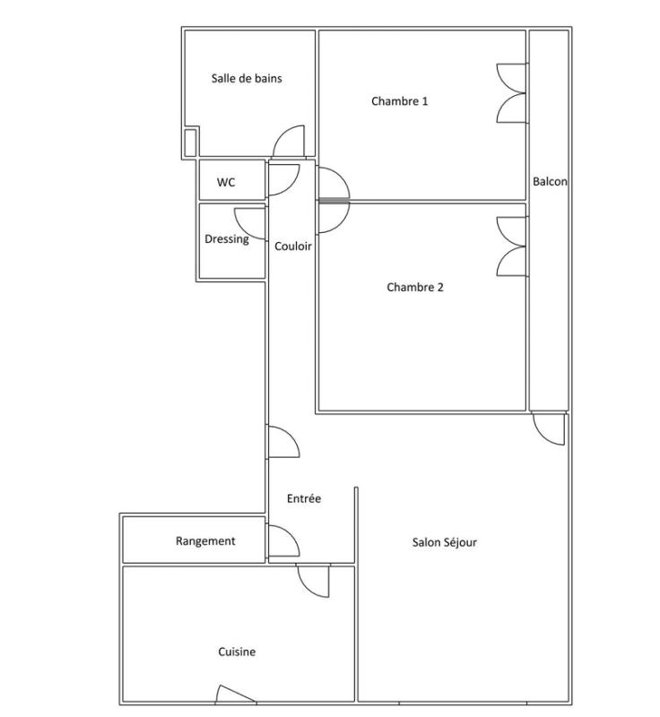 LA ROCHELLE A VENDRE à La Rochelle centre Appartement 85 m²  avec balcon + Parking + Cave 3