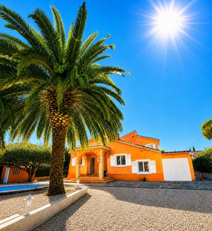 SIX-FOURS-LES-PLAGES Villa T7 de 160 m2 sur 850 m² terrain avec piscine et garage - Plain pied 1